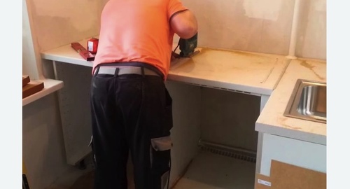 Сборка кухонного гарнитура. Площадь Александра Невского 1